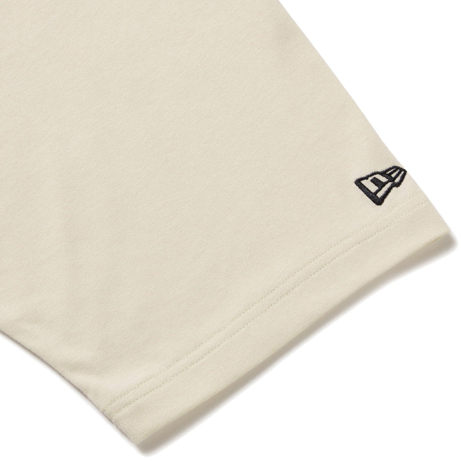 ニューエラ アパレル NEW ERA 半袖 オーバーサイズド コットン Tシャツ Tagging タギング グラフィティ クリーム 14856666 袖