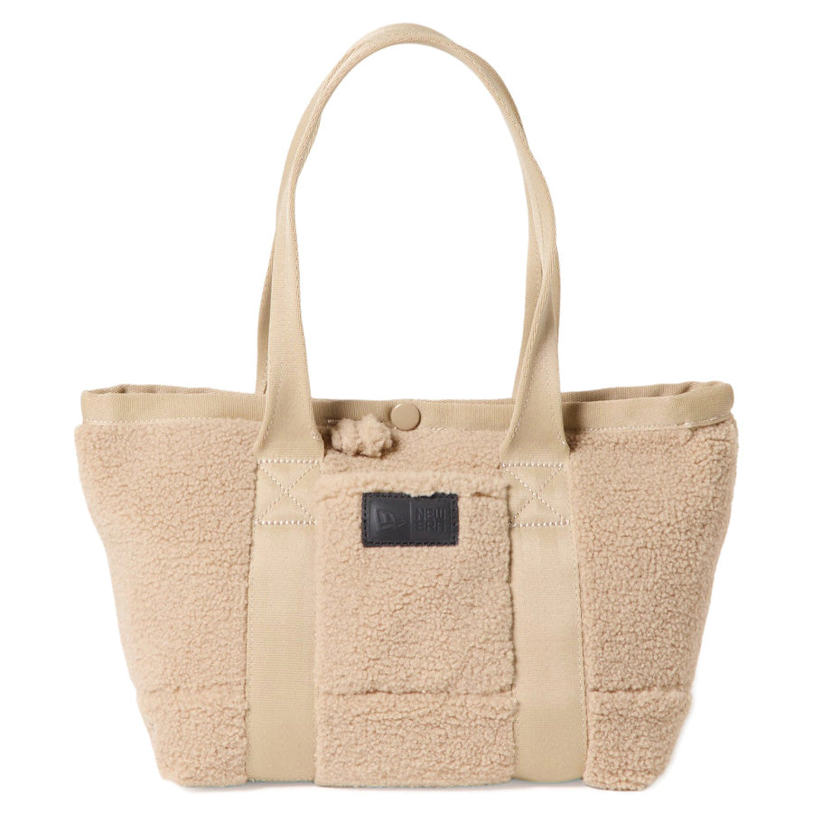 ニューエラ トートバッグ バッグ NEW ERA TOTEBAG BAG トートバッグ ミニ 6L ボア ベージュ 15121544 正面