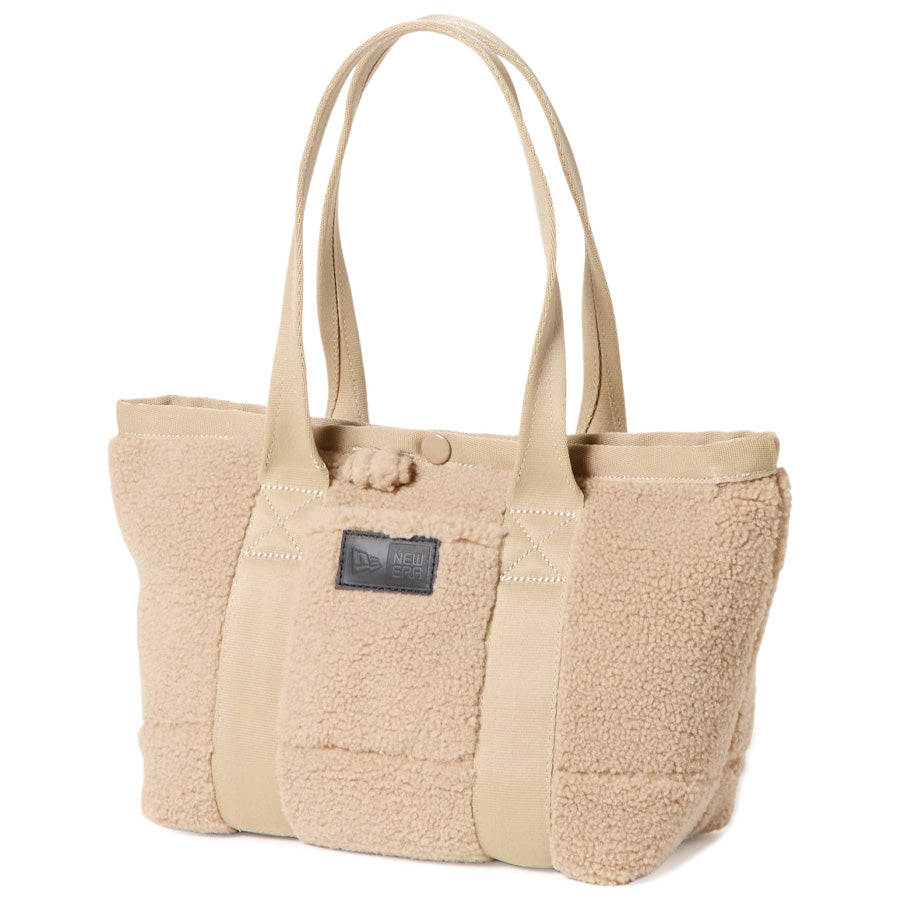 ニューエラ トートバッグ バッグ NEW ERA TOTEBAG BAG トートバッグ ミニ 6L ボア ベージュ 15121544 右斜め前