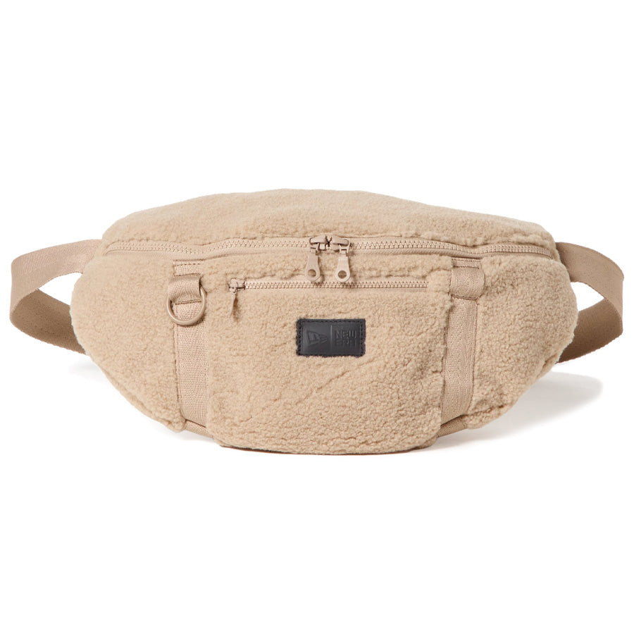 ニューエラ バッグ NEW ERA WEISTBAG ウエストバッグ 2L ボア ベージュ 15121542 正面