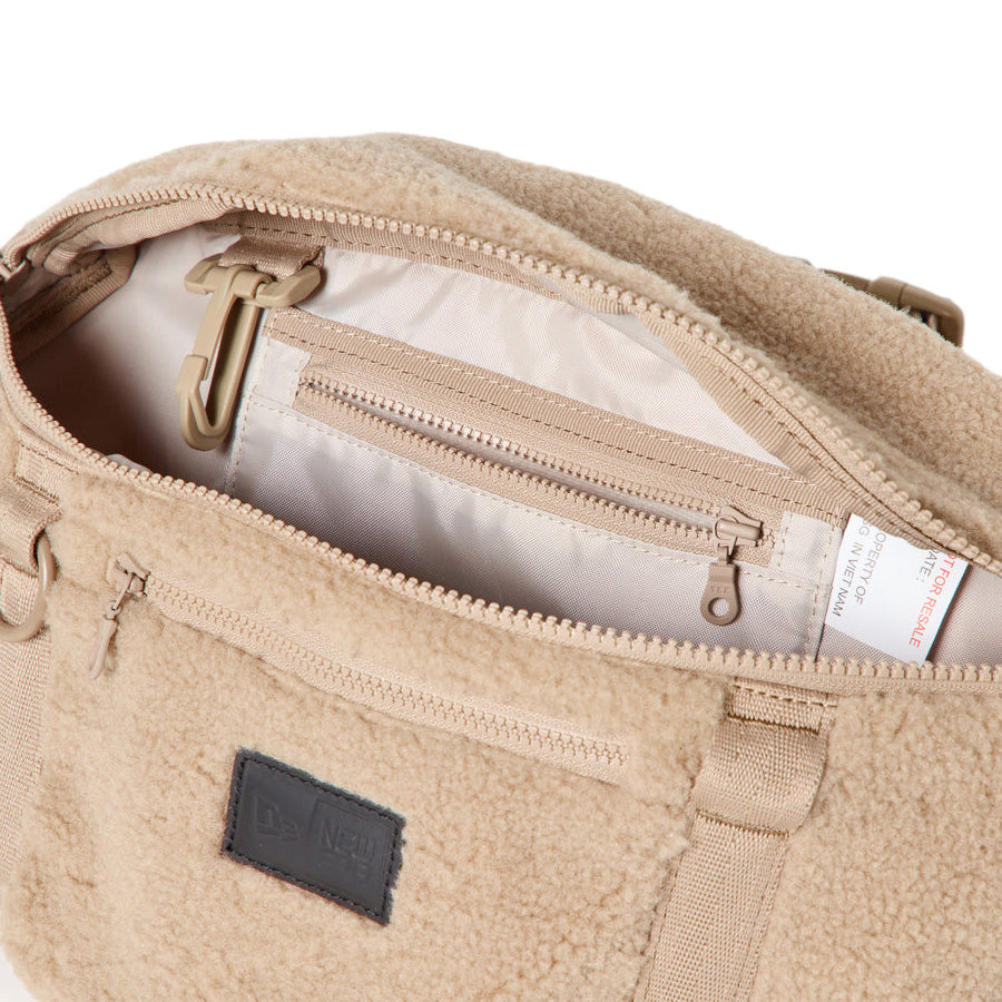 ニューエラ バッグ NEW ERA WEISTBAG ウエストバッグ 2L ボア ベージュ 15121542 インナーポケット