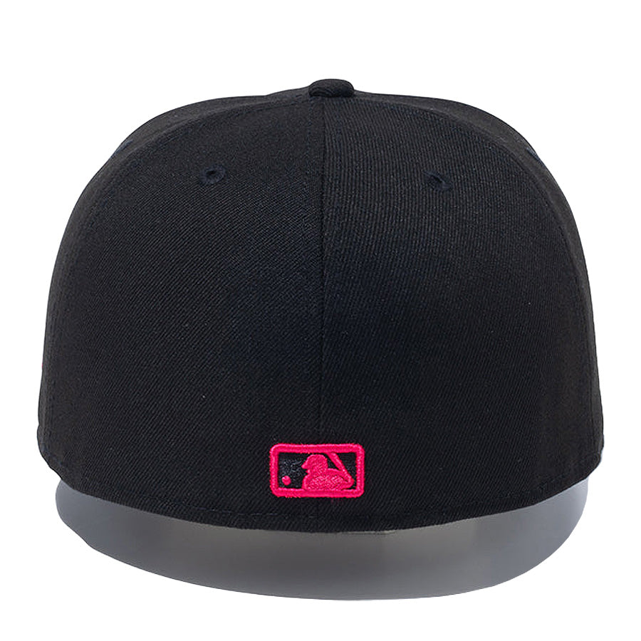 ニューエラ キャップ 帽子 NEW ERA CAP 59FIFTY ニューヨーク ヤンキース ブラック ストロベリー 14525209 バッターマンロゴ 