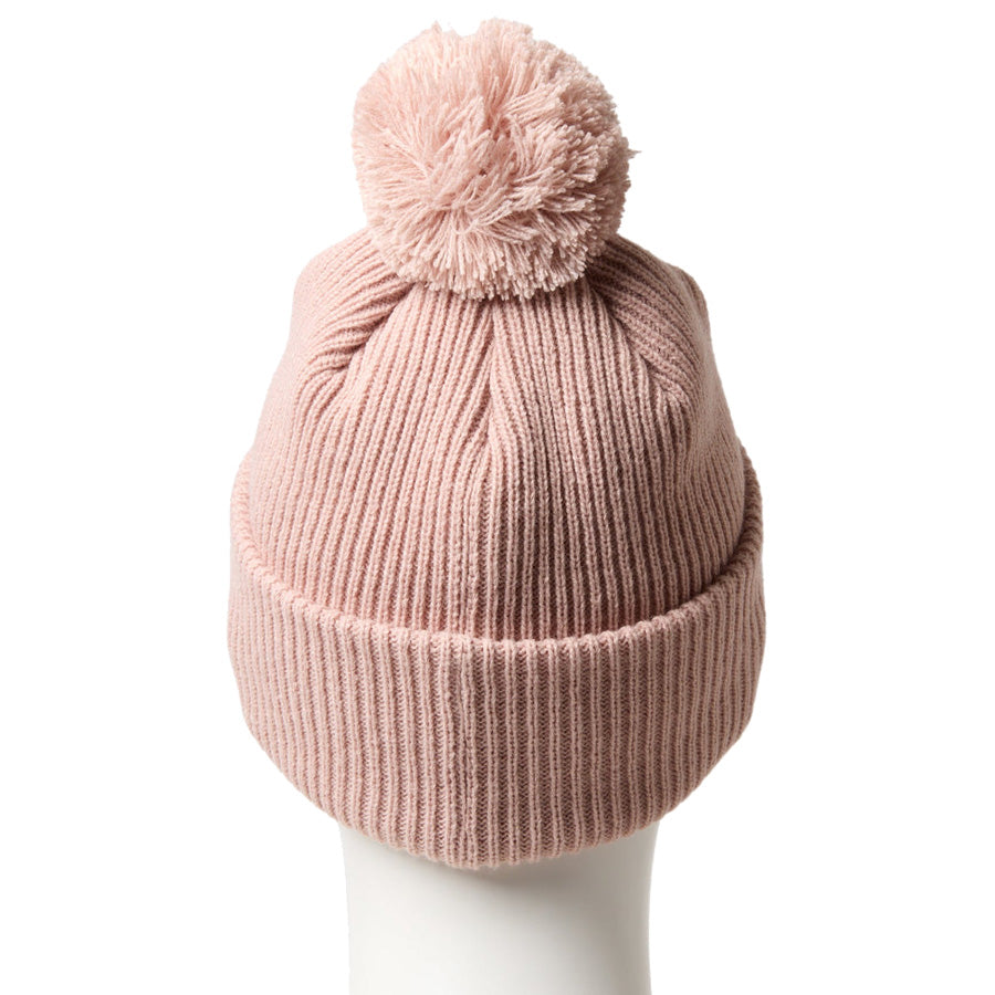 ポンポンニット ラスティピンク