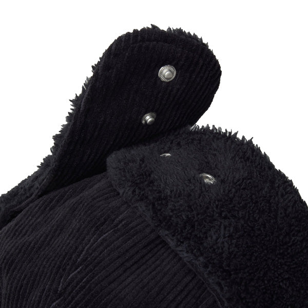 トラッパー Corduroy コーデュロイ Mink Fleece ウーブンパッチ