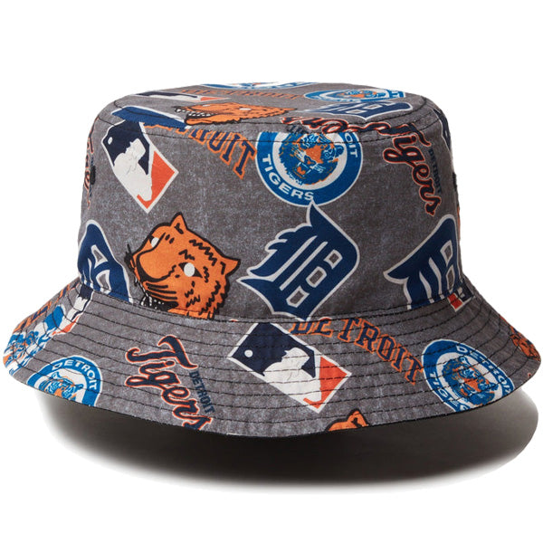 バケット01 リバーシブル MLB Reversible Hat デトロイト・タイガース ブラック