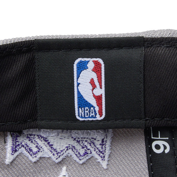 9FIFTY Team Logo Allover NBA グレー ブラックバイザー