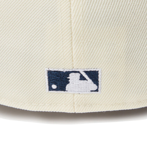 59FIFTY MLB Wool Visor ニューヨーク・ヤンキース クローム ネイビーバイザー