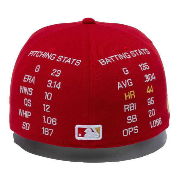 59FIFTY Shohei Ohtani American League MVP &amp; Home Runs Leaders ロサンゼルス・エンゼルス スカーレット × ゴールド