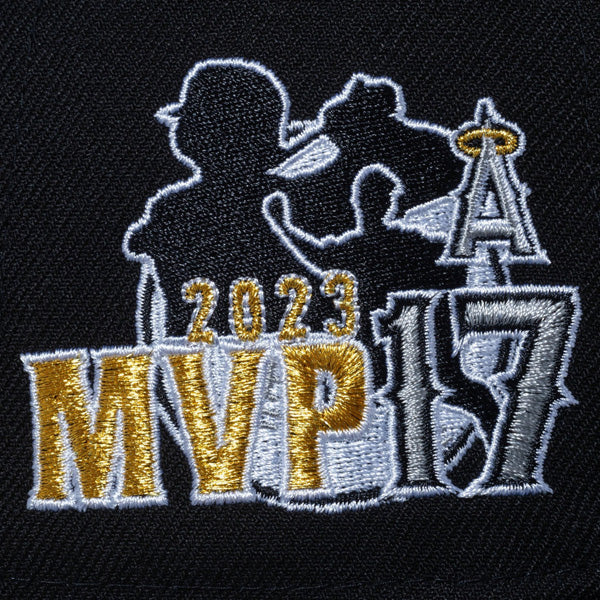 59FIFTY Shohei Ohtani American League MVP &amp; Home Runs Leaders ロサンゼルス・エンゼルス ブラック × ゴールド