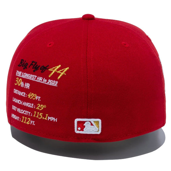 59FIFTY Shohei Ohtani American League MVP &amp; Home Runs Leaders ロサンゼルス・エンゼルス HRパッチ スカーレット