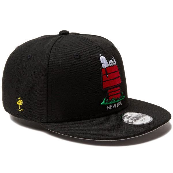 Youth 9FIFTY PEANUTS ピーナッツ スヌーピー ウッドストック ブラック