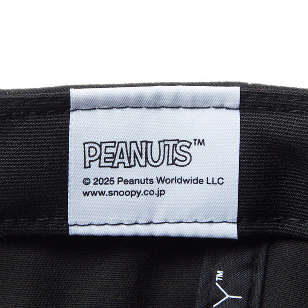 Youth 9TWENTY PEANUTS ピーナッツ スヌーピー ウッドストック フェルトパッチ ブラック