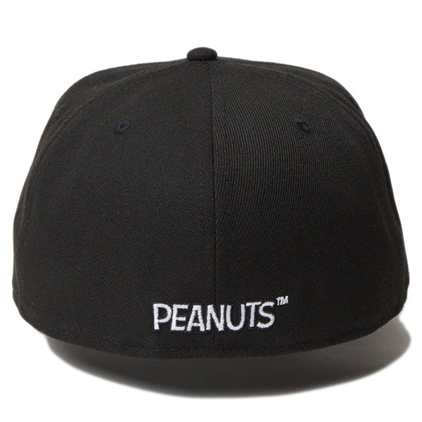 59FIFTY PEANUTS ピーナッツ スヌーピー ウッドストック ピンズ ブラック