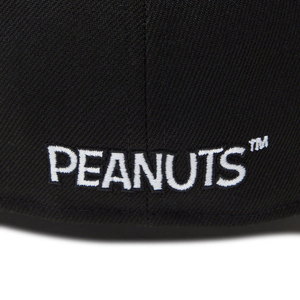 59FIFTY PEANUTS ピーナッツ スヌーピー ウッドストック ピンズ ブラック