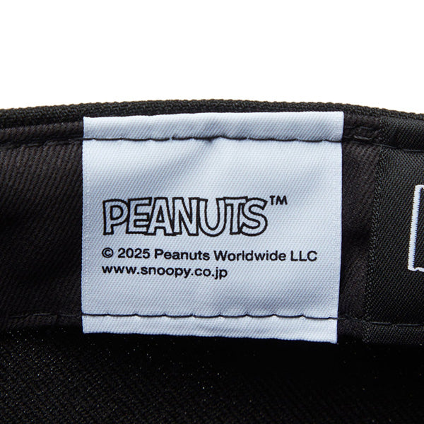 59FIFTY PEANUTS ピーナッツ スヌーピー ウッドストック ピンズ ブラック