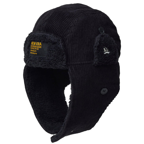 NEW ERA/ニューエラ トラッパー Corduroy コーデュロイ ブラック