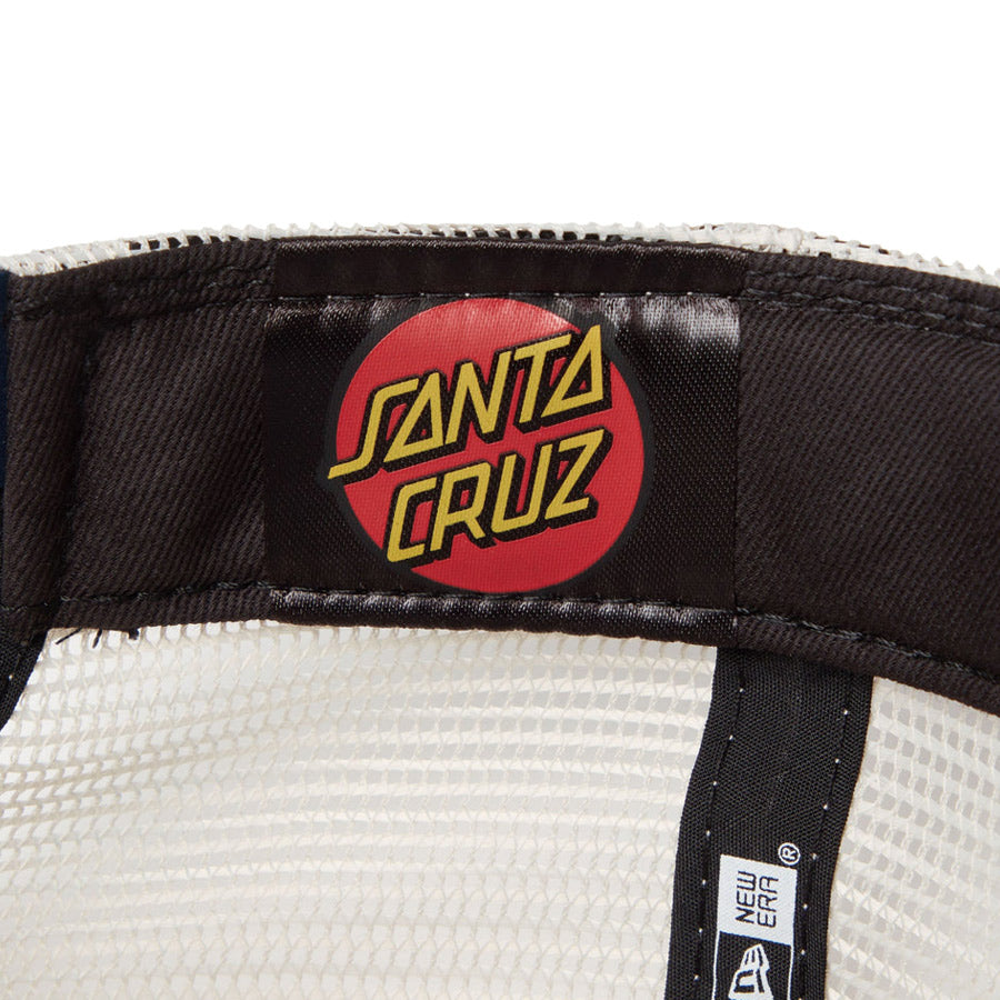 The Golfer トラッカー SANTA CRUZ チェックロゴ ネイビー/ホワイト