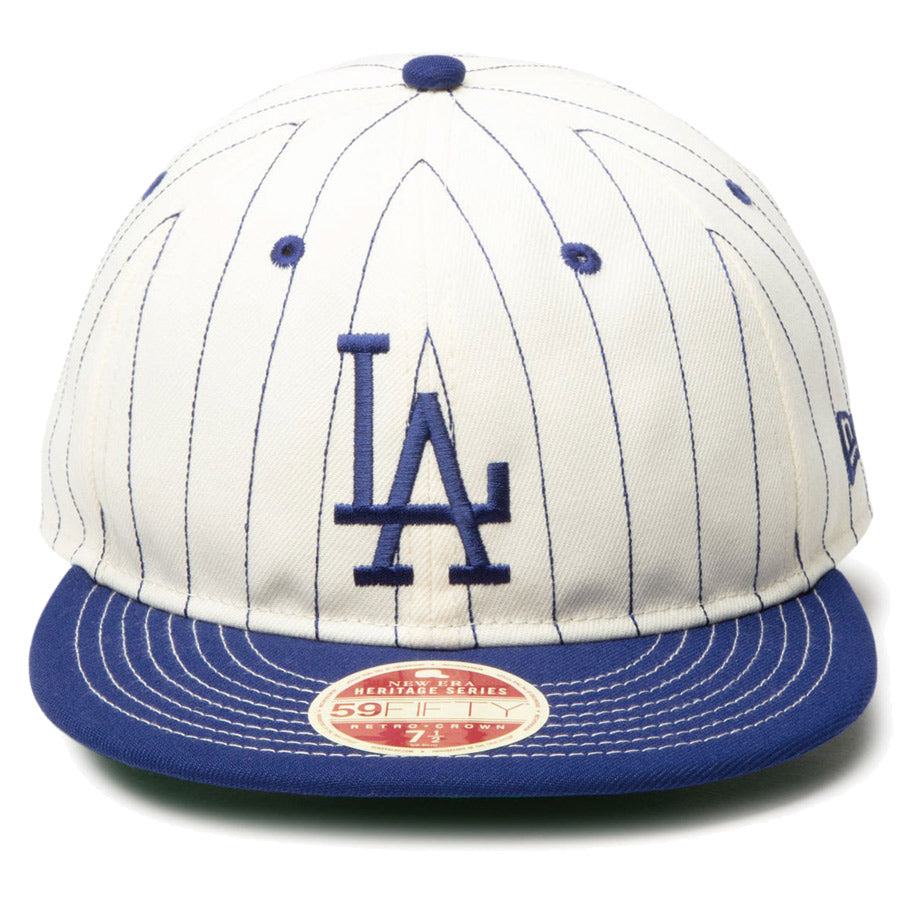 RC 59FIFTY MLB Heritage Collection ロサンゼルス・ドジャース クーパーズタウン クロームピンストライプ