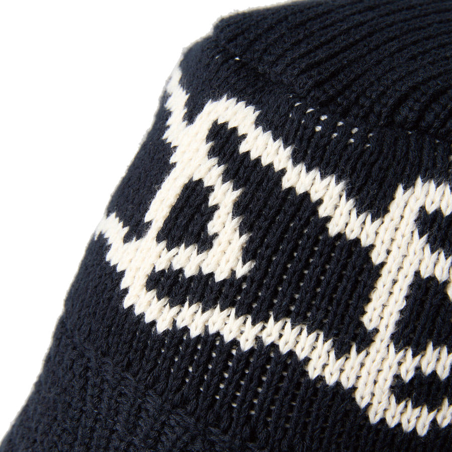 ニットバケット Knit Bucket フラッグ ネイビー