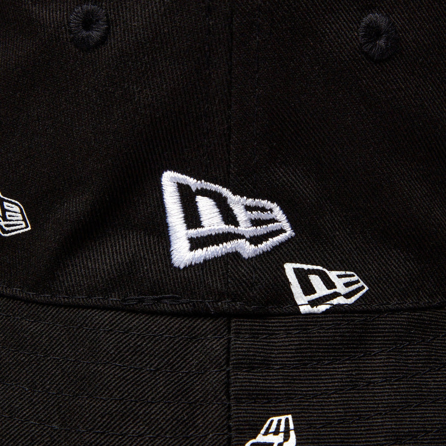 バケット01 リバーシブル Reversible Bucket フラッグモノグラム/ベーシック ブラック