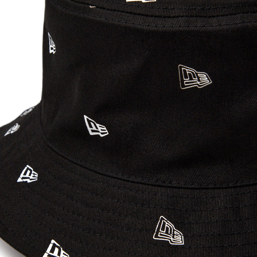 バケット01 リバーシブル Reversible Bucket フラッグモノグラム/ベーシック ブラック