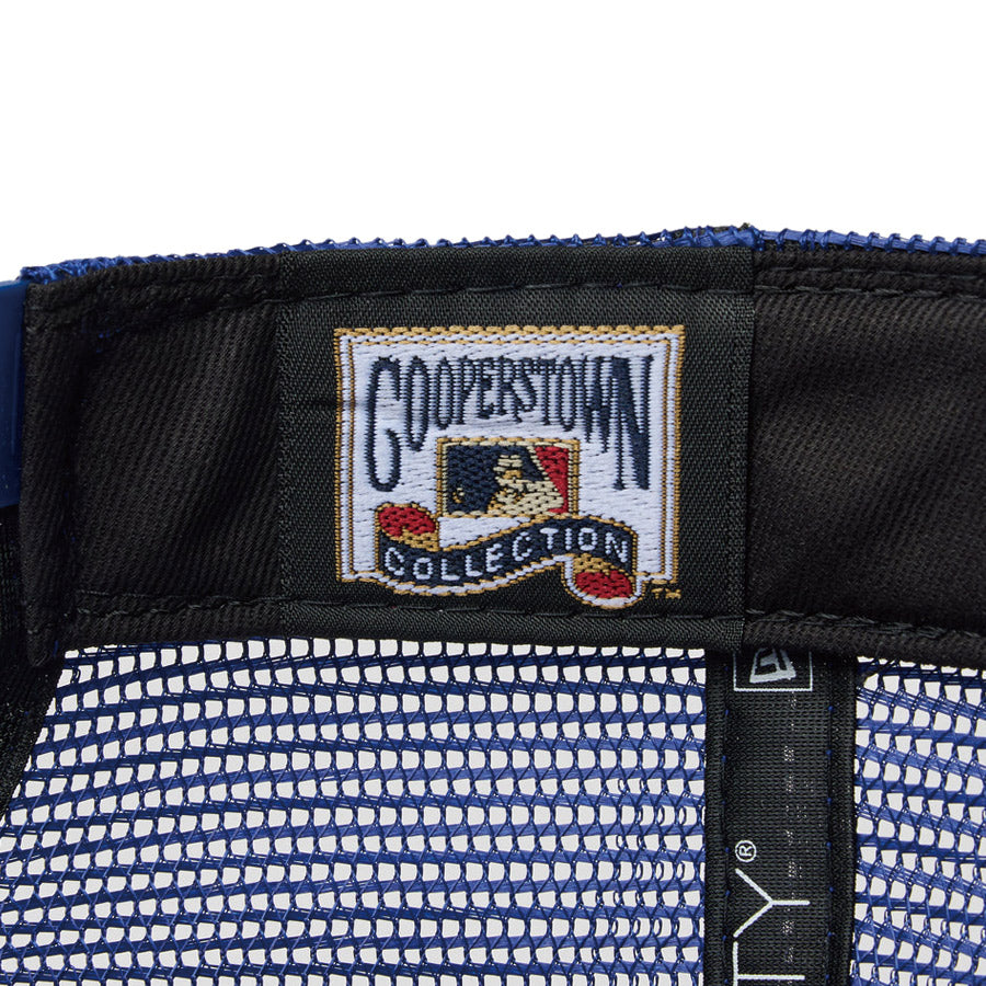 9FIFTY トラッカー MLB All Mesh ロサンゼルス・ドジャース クーパーズタウン ダークロイヤル クロームバイザー