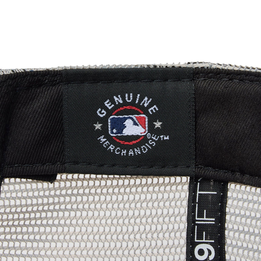 9FIFTY トラッカー MLB All Mesh ロサンゼルス・ドジャース グレー ダークロイヤルバイザー