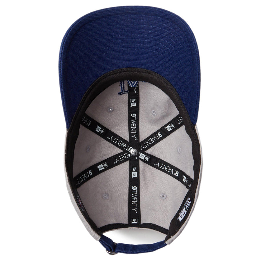 9TWENTY Washed Duck ロサンゼルス・ドジャース グレー ダークロイヤルバイザー
