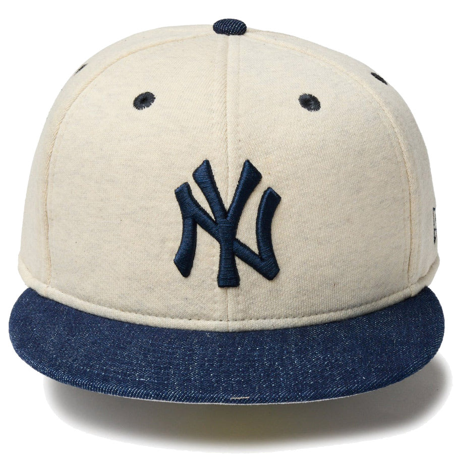 59FIFTY MLB Oatmeal Heather ニューヨーク・ヤンキース オートミール ネイビーバイザー