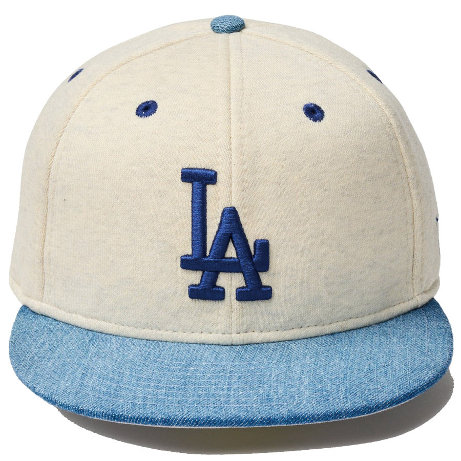 59FIFTY MLB Oatmeal Heather ロサンゼルス・ドジャース オートミール ネイビーバイザー