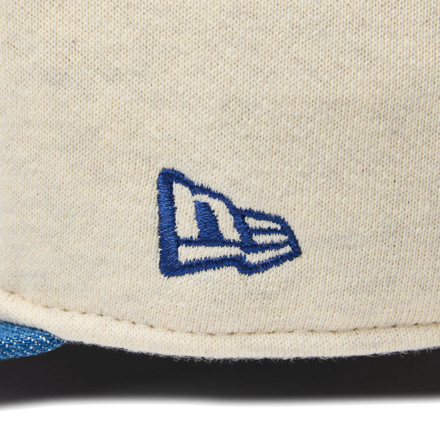 59FIFTY MLB Oatmeal Heather ロサンゼルス・ドジャース オートミール ネイビーバイザー