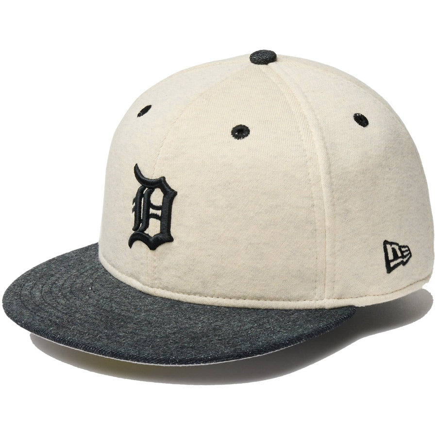 59FIFTY MLB Oatmeal Heather デトロイト・タイガース オートミール ブラックバイザー