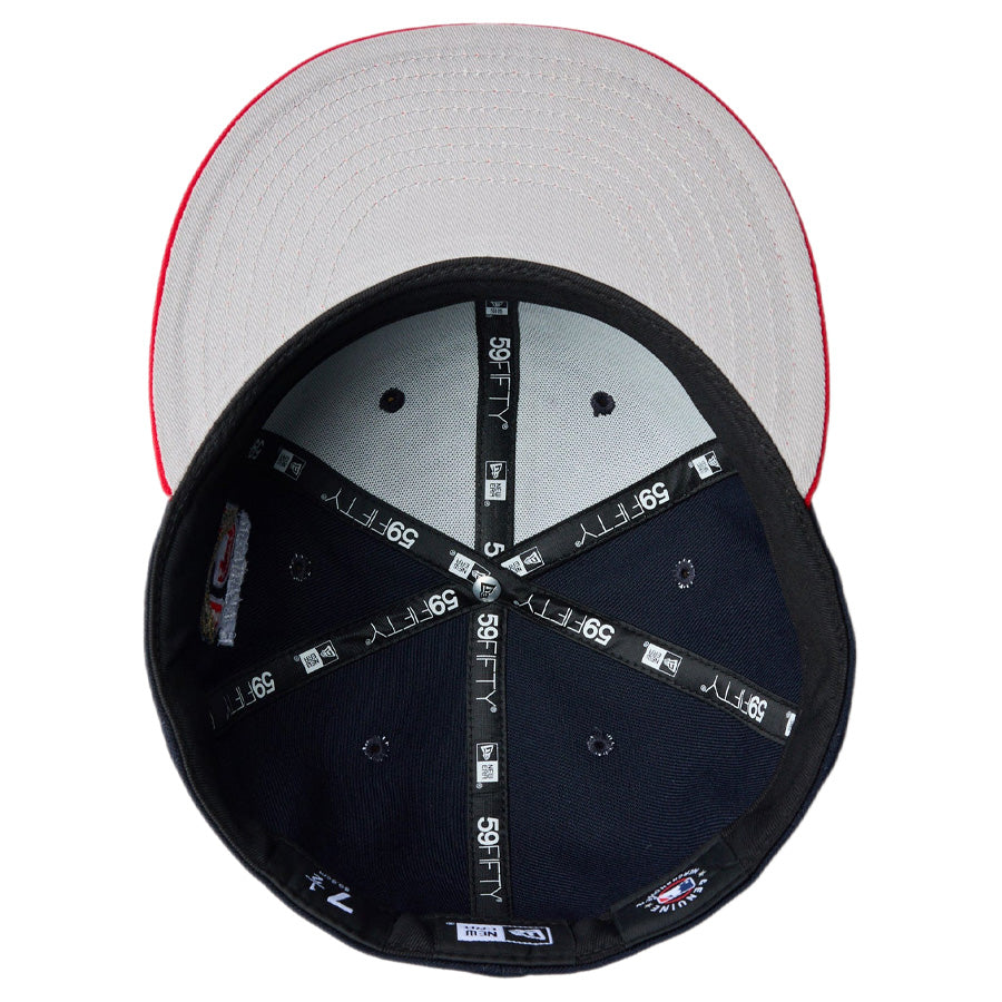 59FIFTY MVP アトランタ・ブレーブス ネイビー/スカーレット