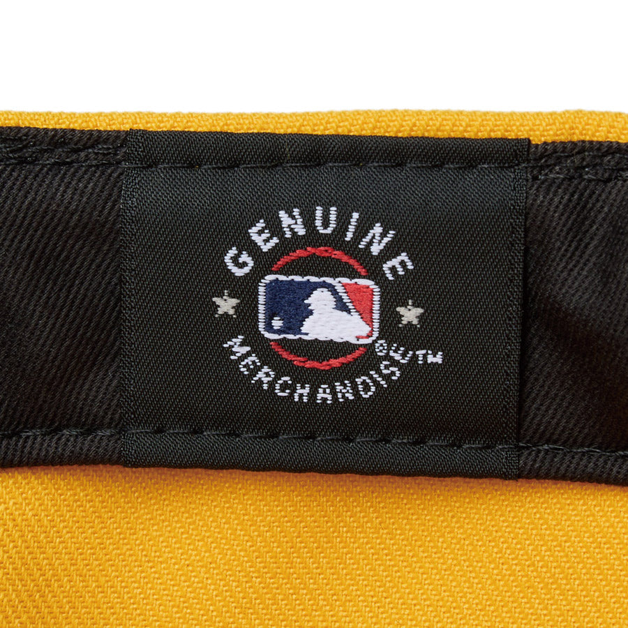59FIFTY MLB Taping サンディエゴ・パドレス Aゴールド バーントウッドバイザー