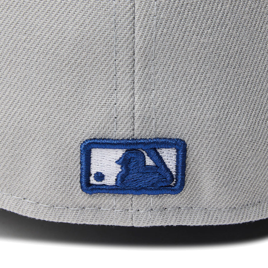 59FIFTY MLB Taping ロサンゼルス・ドジャース グレー ダークロイヤルバイザー