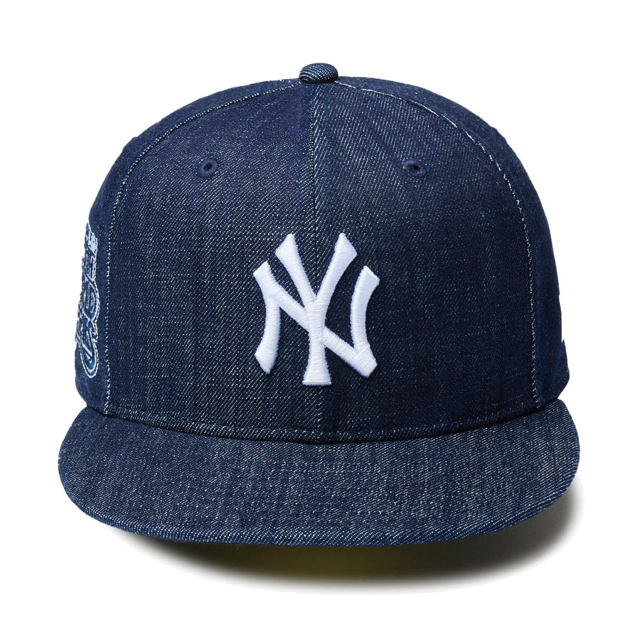 59FIFTY Denim ニューヨーク・ヤンキース ワールドシリーズサイドパッチ インディゴデニム