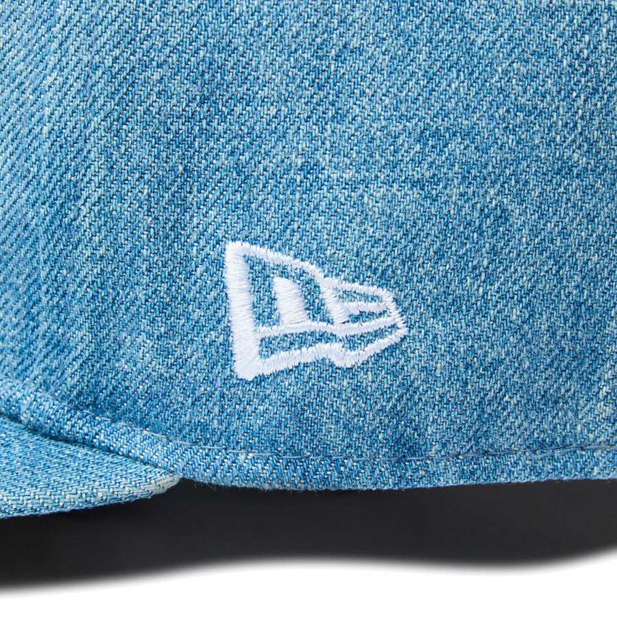 59FIFTY Denim ロサンゼルス・ドジャース ワールドシリーズサイドパッチ ウォッシュドデニム