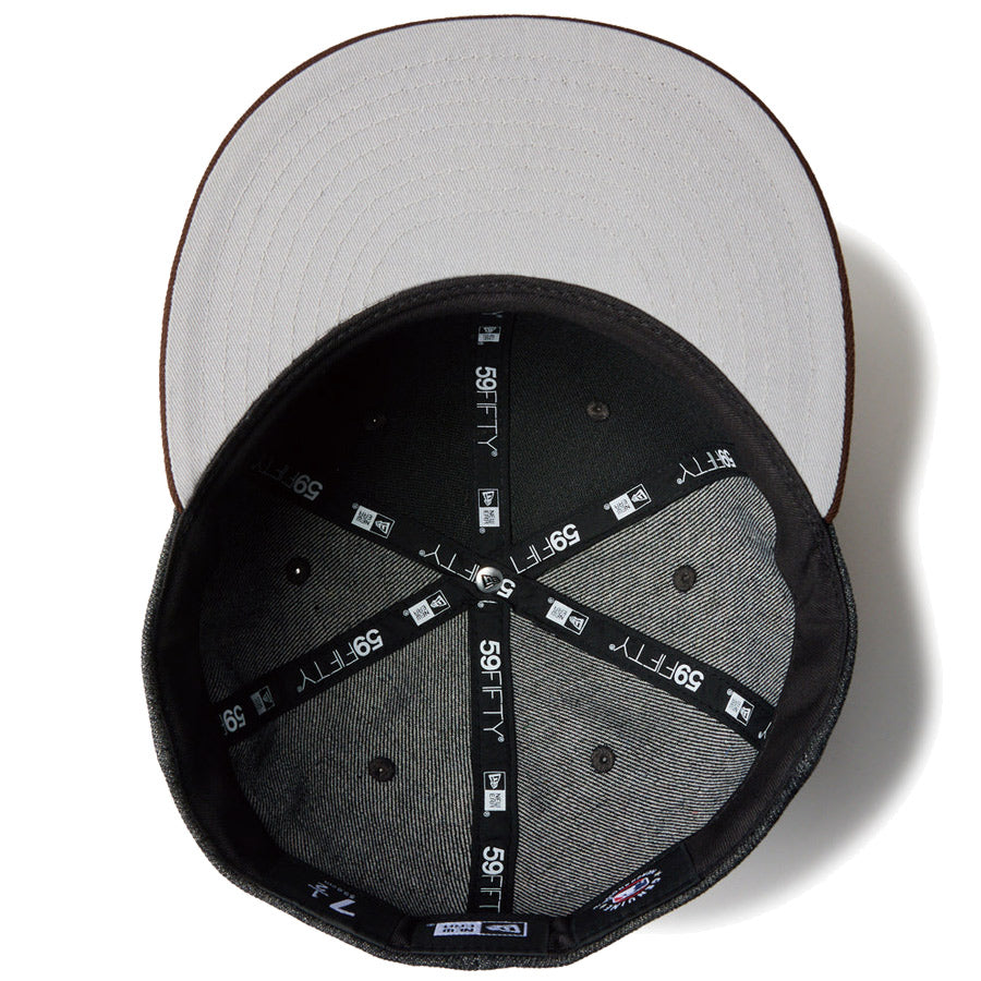 59FIFTY MLB Denim 2-Tone サンディエゴ・パドレス ウォッシュド ブラックデニム