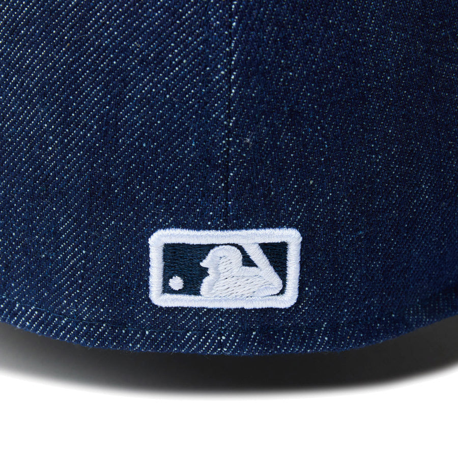 59FIFTY MLB Denim 2-Tone ニューヨーク・ヤンキース インディゴデニム ネイビーバイザー