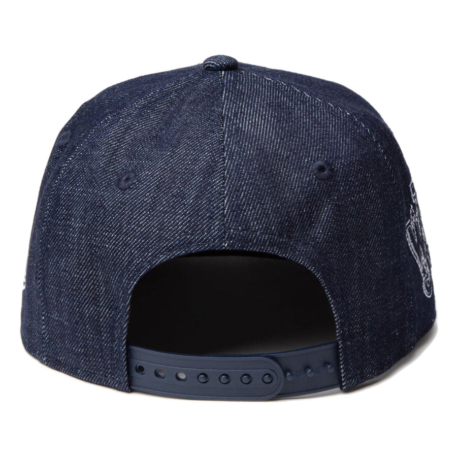 Youth 9FIFTY Denim ロサンゼルス・ドジャース ワールドシリーズサイドパッチ インディゴデニム