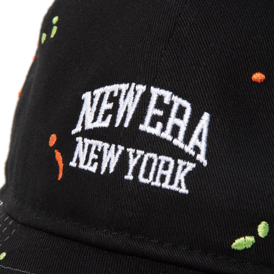 Youth 9TWENTY Splash Embroidery NEW ERA NEW YORK ブラック