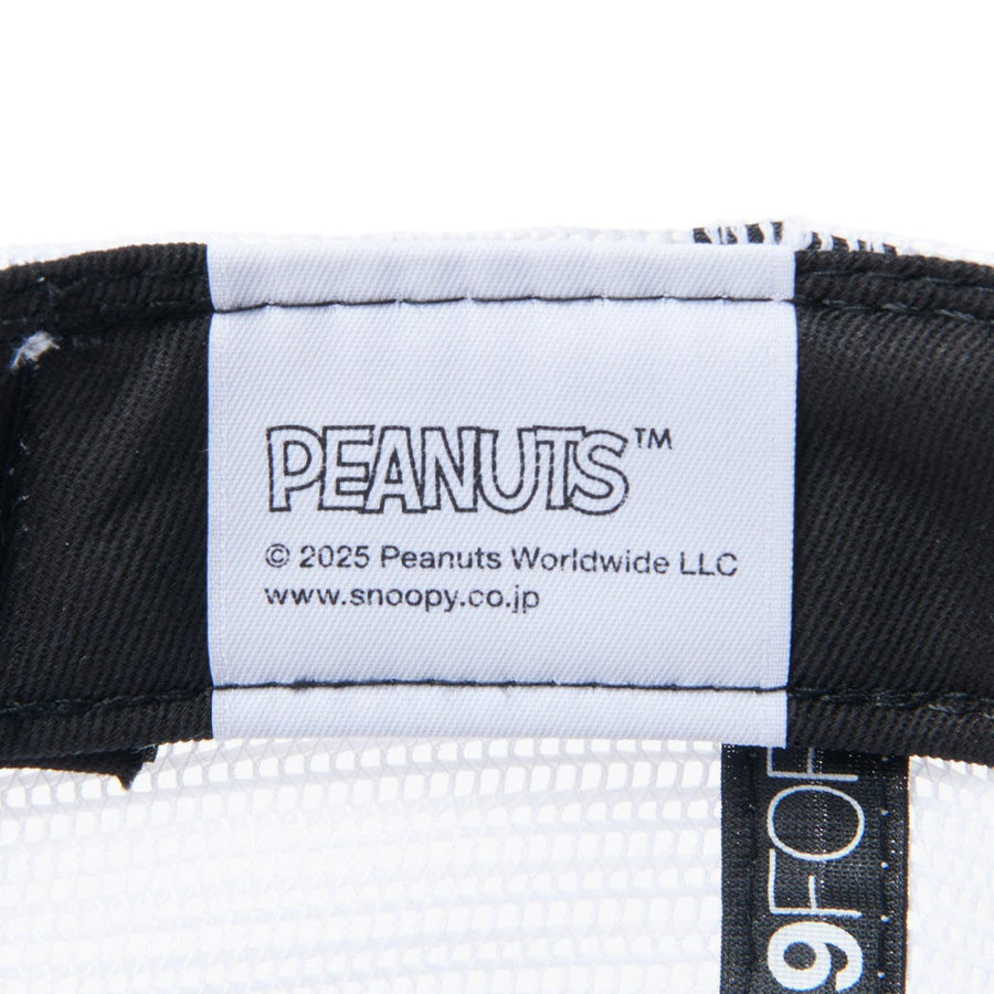 Youth 9FORTY A-Frame トラッカー PEANUTS ベースボール ホワイト/ピンク レモネード