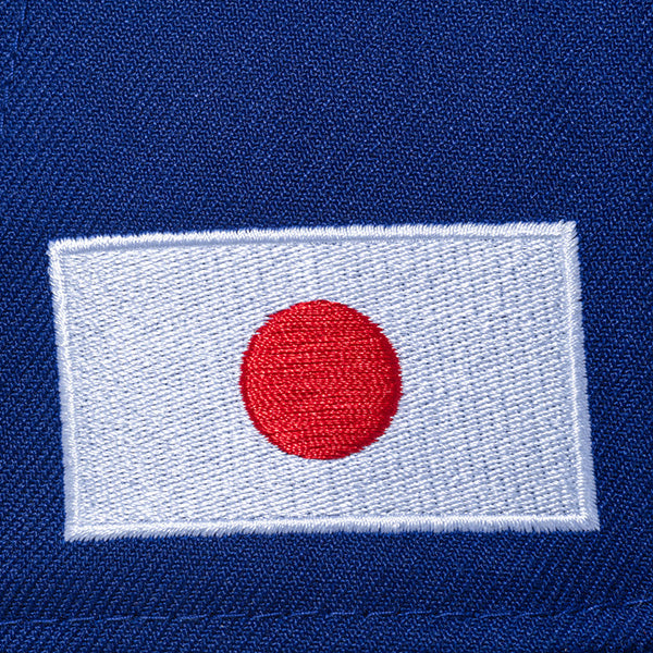新品】9FIFTY MLB Japan Flag ドジャース ダークロイヤル