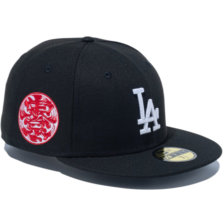 59FIFTY MLB TOKYO SERIES 2025 ロサンゼルス・ドジャース 東京サイドパッチ ブラック