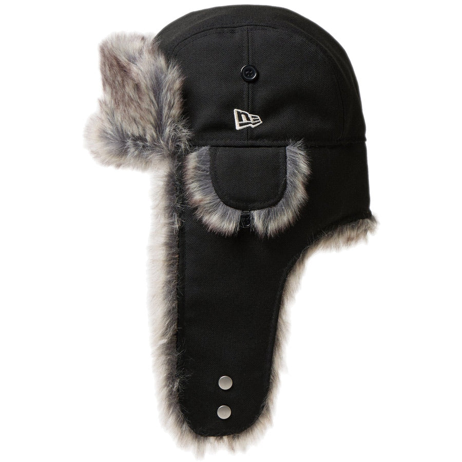 トラッパー ウール ブラック