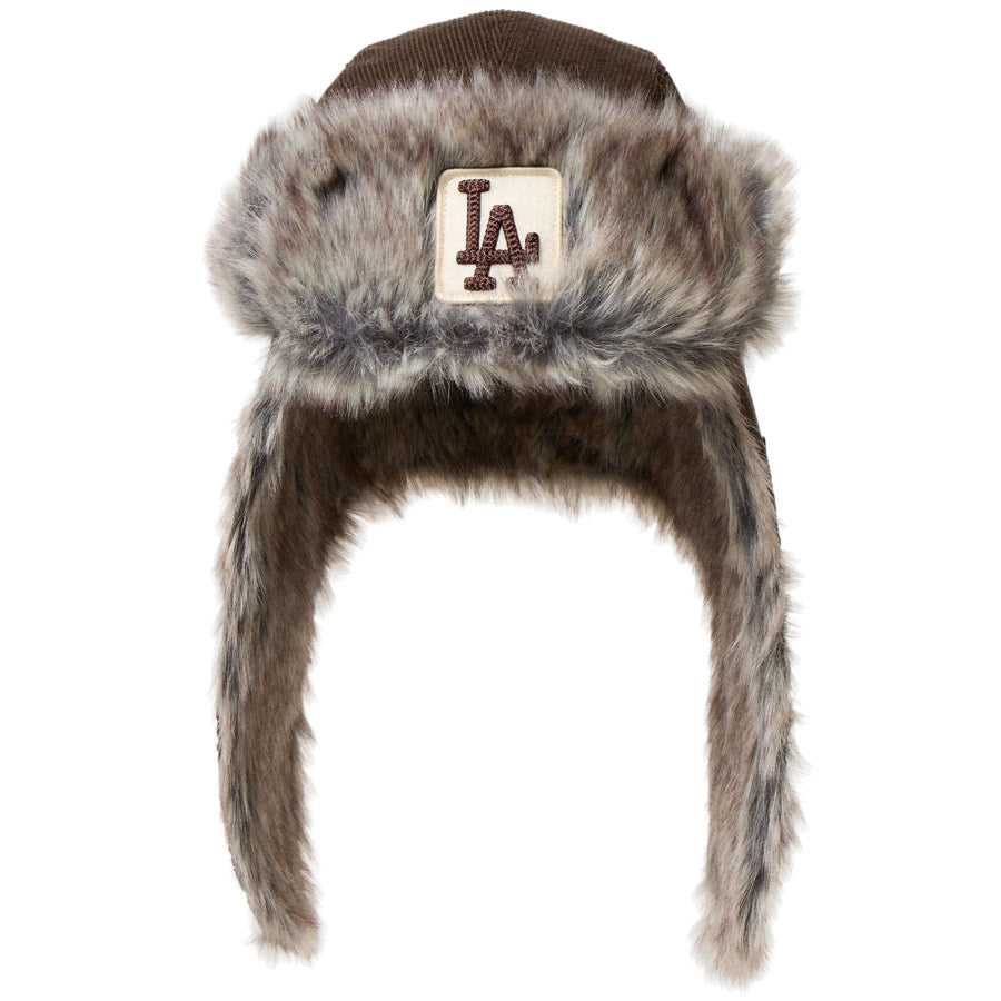 トラッパー コーデュロイ ロサンゼルス・ドジャース ウォルナット