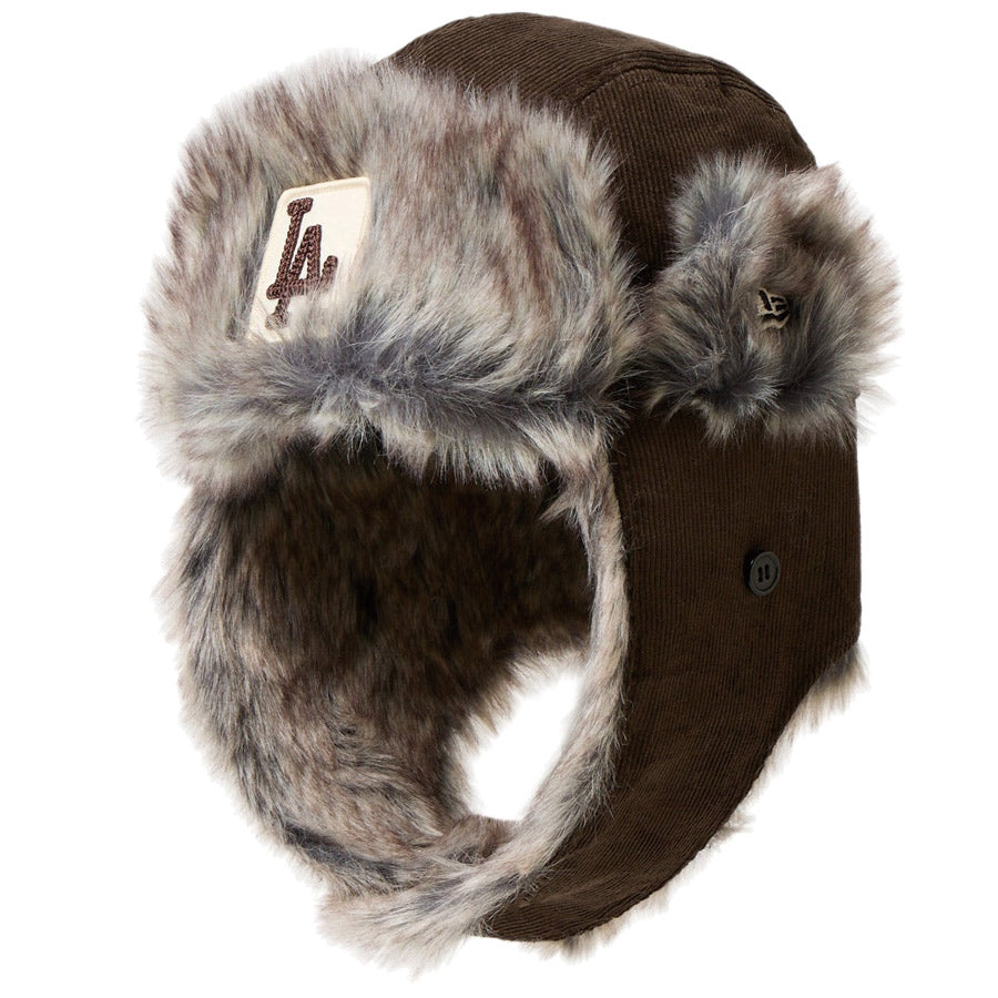 トラッパー コーデュロイ ロサンゼルス・ドジャース ウォルナット