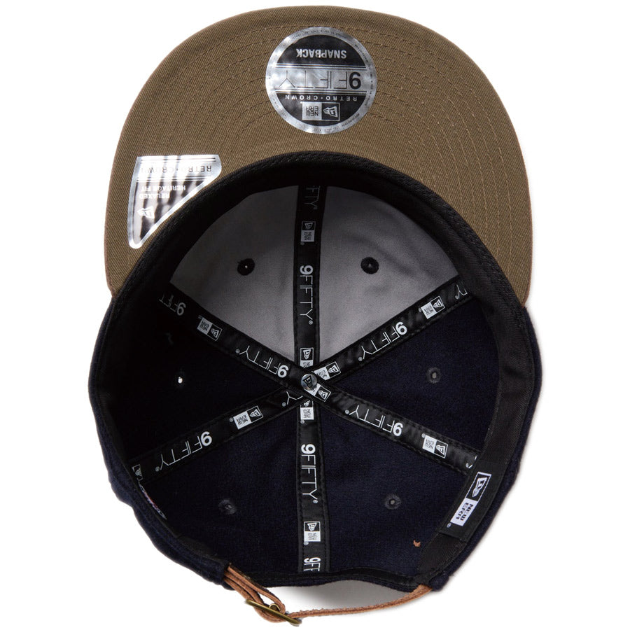 RC 9FIFTY ニューヨーク・ヤンキース ネイビー ブラウンスウェードバイザー