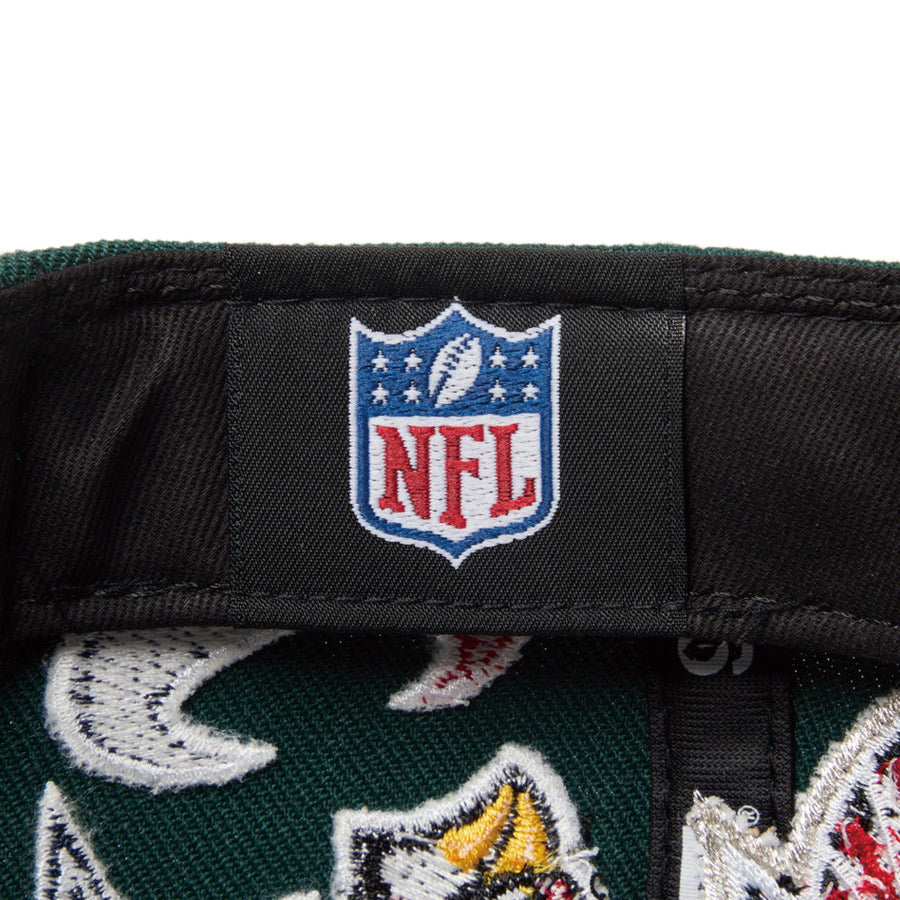 9FIFTY Team Logo Allover NFL ダークグリーン