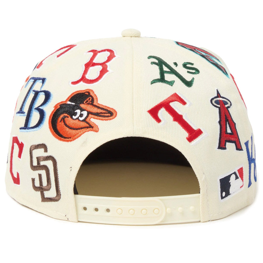 ニューエラ　MLBオールチームロゴ　キャップ　9FIFTY Amazon.co.jp: [ニューエラ] キャップ 9FIFTY Team Logo Allover
